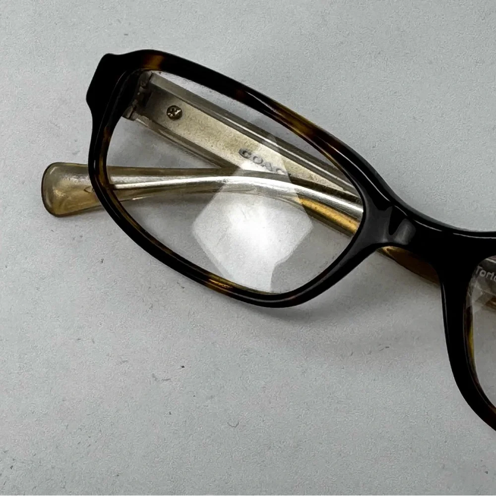 Coach frames HC6083 glasses Dark Tortoise/Crystal Lt Brown new.